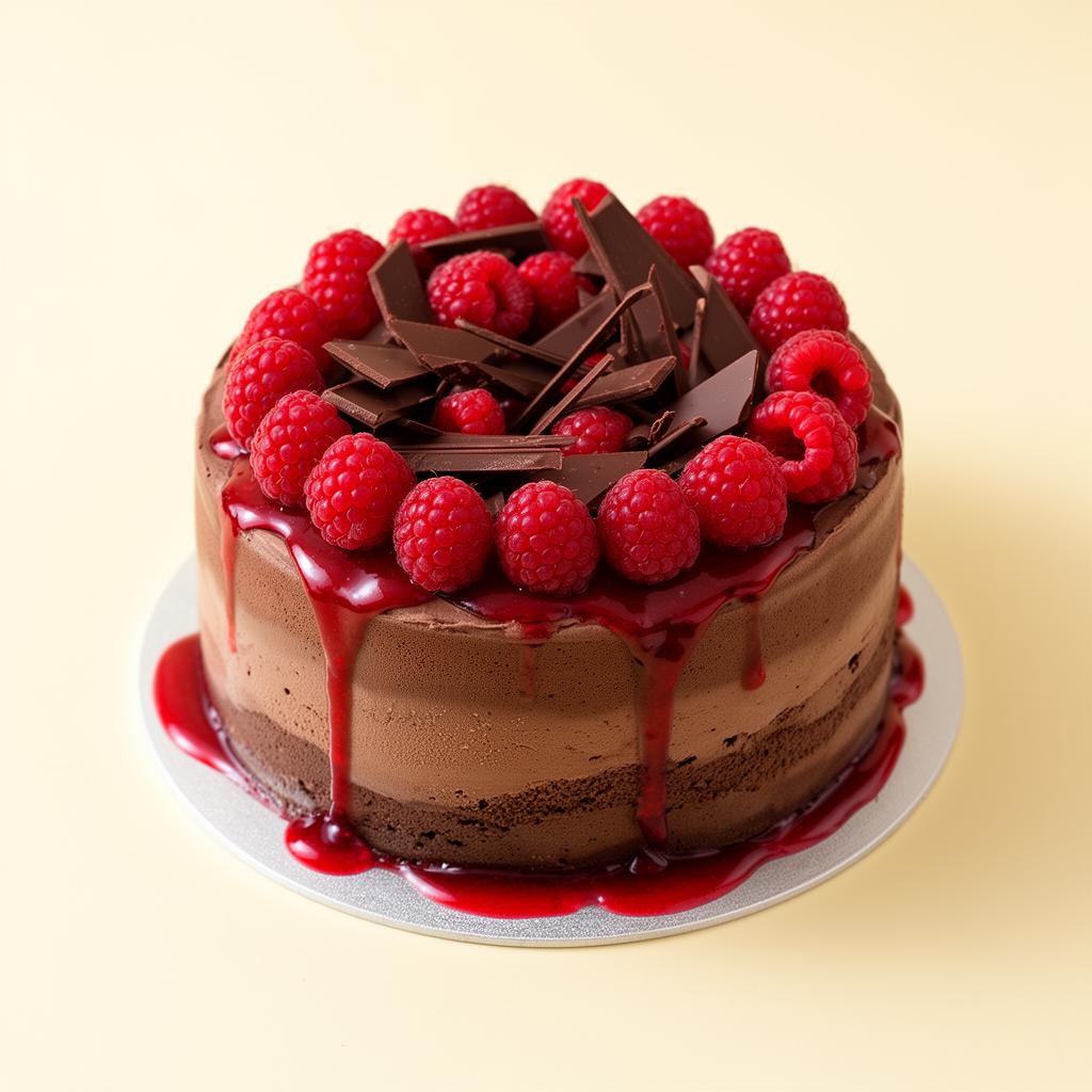 Torta gelato Lampone Fondente